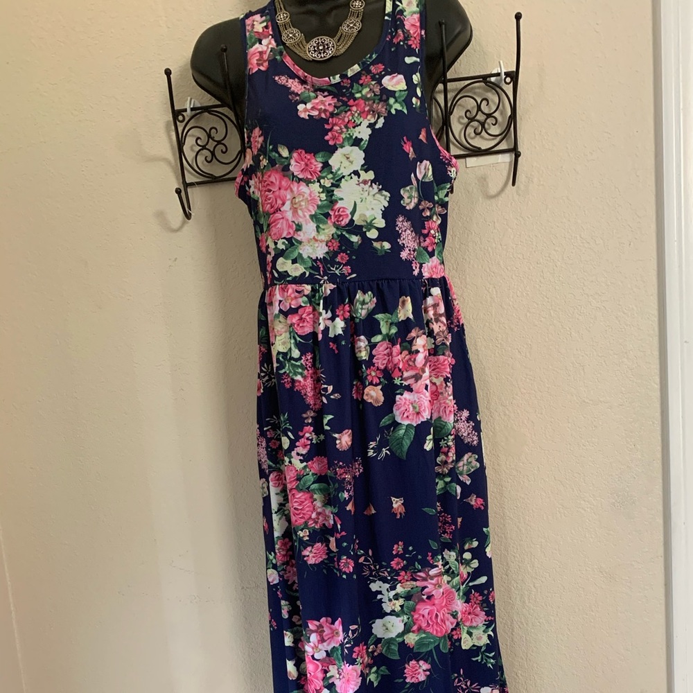 long floral dress